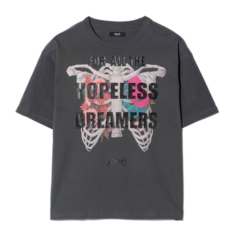 glamb グラム 半袖Tシャツ メンズ Wandermore T-Shirt ワンダーモアTシャツ 夏 ホワイト チャコール GB0226/CS01