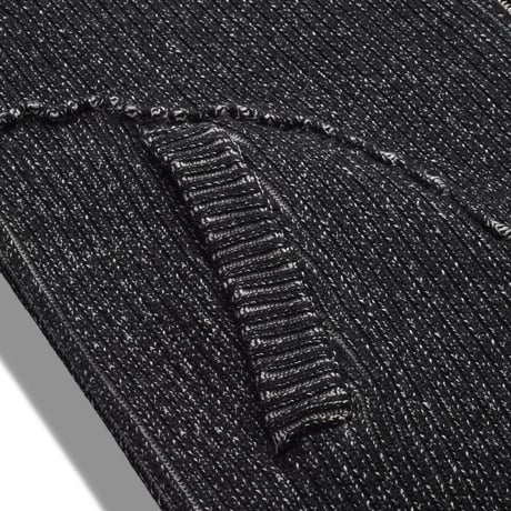 ノーアイディー noid no id NOID． カーディガン メンズ バイカーズニットZIP-CD 秋冬商品 グレー ブラック ミックス 457010-335K