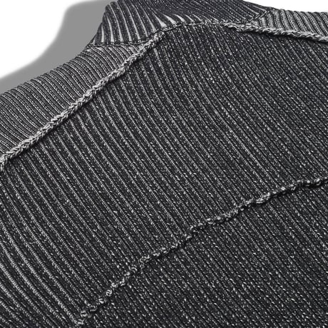 ノーアイディー noid no id NOID． カーディガン メンズ バイカーズニットZIP-CD 秋冬商品 グレー ブラック ミックス 457010-335K