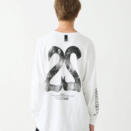 VIRGOwearworks ヴァルゴウェアワークス メンズ 長袖Tシャツ PIERROT CHAOS L/S ホワイト ブルー ブラック VG-LSPT-105