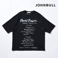 ジョンブル johnbull Johnbull 5分袖Tシャツ メンズ アーティストTシャツ(David Bowie/Scary Monsters) 春夏 ホワイト ブラック JT261C34