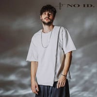 ノーアイディー noid 半袖Tシャツ NOID. メンズ レイヤードZIP BIG-T ホワイト グレー ブラック フリーサイズ 春夏商品 858006-453T
