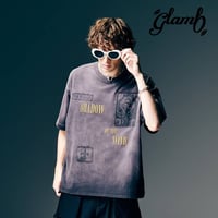 glamb グラム 半袖Tシャツ メンズ Sacred Damage Cutsew セイクリッドダメージカットソー 春 ホワイト ブラック GB0126/CS01