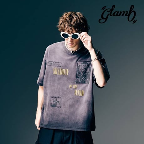 glamb グラム 半袖Tシャツ メンズ Sacred Damage Cutsew セイクリッドダメージカットソー 春 ホワイト ブラック GB0126/CS01