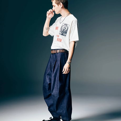 glamb グラム 半袖Tシャツ メンズ Sacred Damage Cutsew セイクリッドダメージカットソー 春 ホワイト ブラック GB0126/CS01