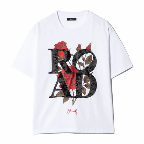 glamb グラム 半袖Tシャツ メンズ Velour Road T-Shirt ベロアロードTシャツ 夏 ホワイト ブラック GB0226/CS11