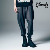 glamb グラム パンツ メンズ Shadow Stripe Tapered Slacks シャドーストライプテーパードスラックス 夏 グレー ブラック GB0226/P12