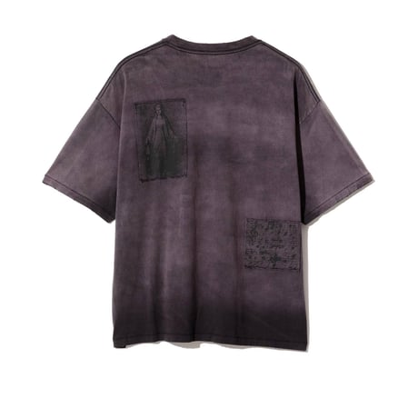 glamb グラム 半袖Tシャツ メンズ Sacred Damage Cutsew セイクリッドダメージカットソー 春 ホワイト ブラック GB0126/CS01