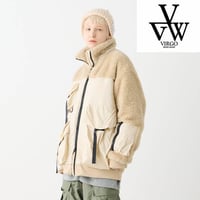 VIRGOwearworks ヴァルゴウェアワークス メンズ ブルゾン BOA MIRAGE JACKET ベージュ チャコール ブラック VG-JKT-392