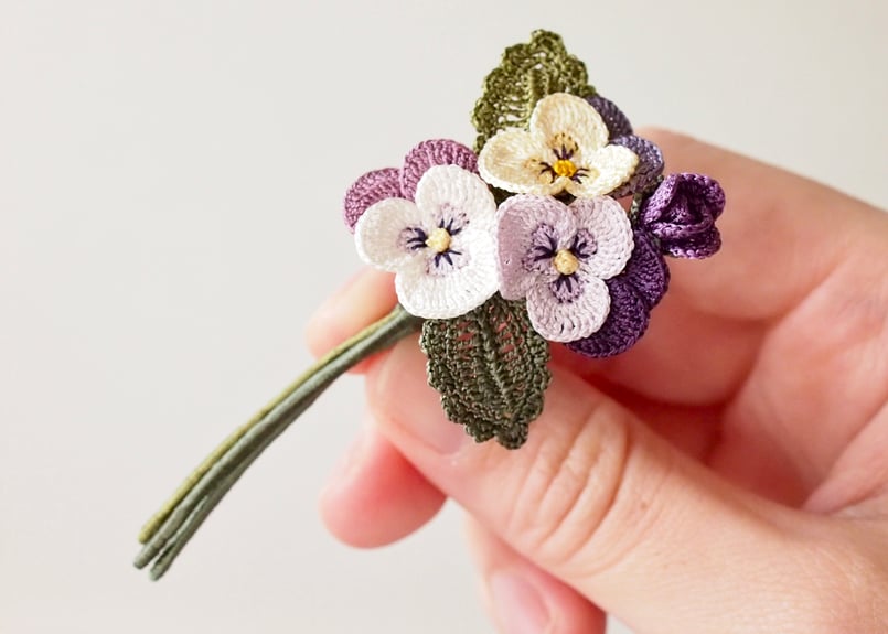 パンジーのブローチ | アンデルヨン