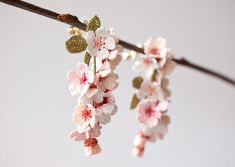 桜の耳飾り