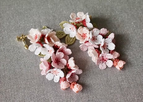 桜の耳飾り
