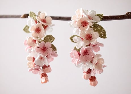 桜の耳飾り