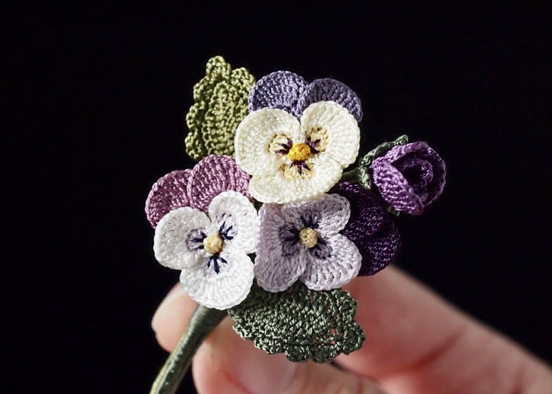 パンジーのブローチ | アンデルヨン