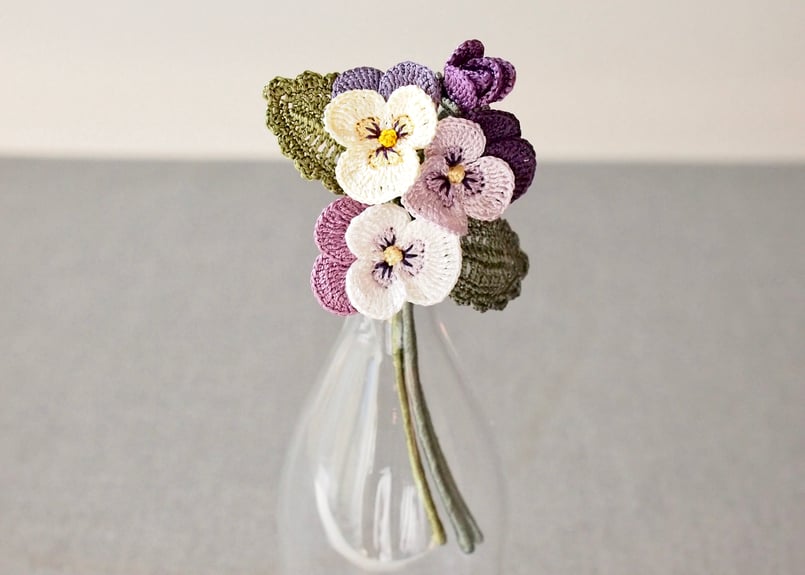 パンジーのブローチ | アンデルヨン