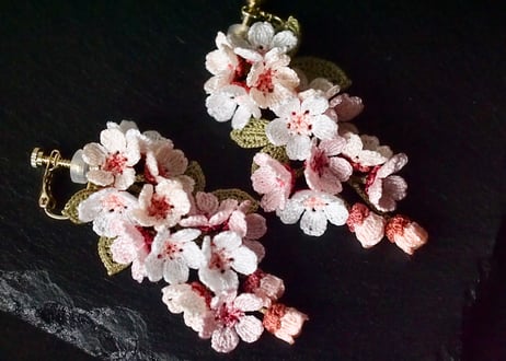 桜の耳飾り
