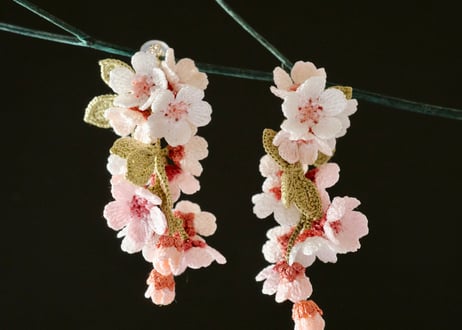 桜の耳飾り