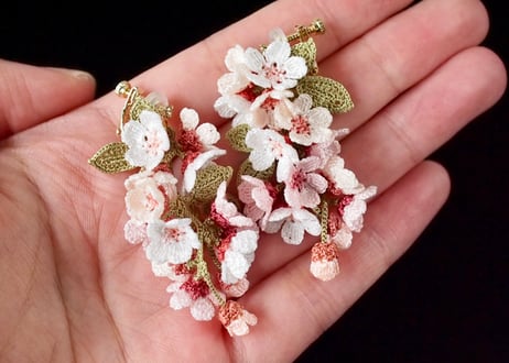 桜の耳飾り