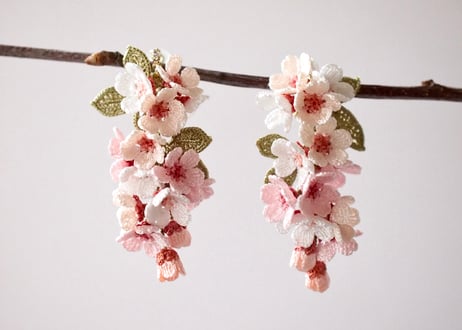 桜の耳飾り