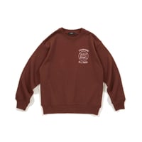 DIASPORA "Jazzy Sport SYMBIOSIS Crewneck Sweatshirt" (Brown) L