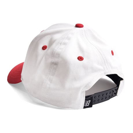 BRONZE 56K  "BIG  HAT" WHITE/RED