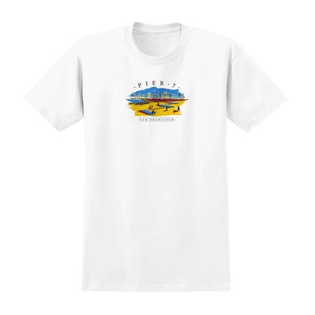 REAL "Pier 7 T-Shirt" (White) M/L