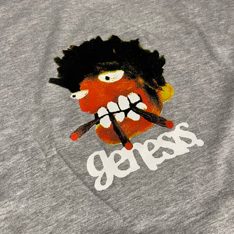 GENESIS "Piff Face tee" (Grey) L