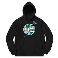 LABOR" SCREWROLD HOODIE"(black) XL