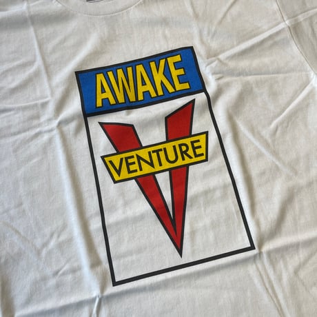 VENTURE "AWAKE Tee" (White) L