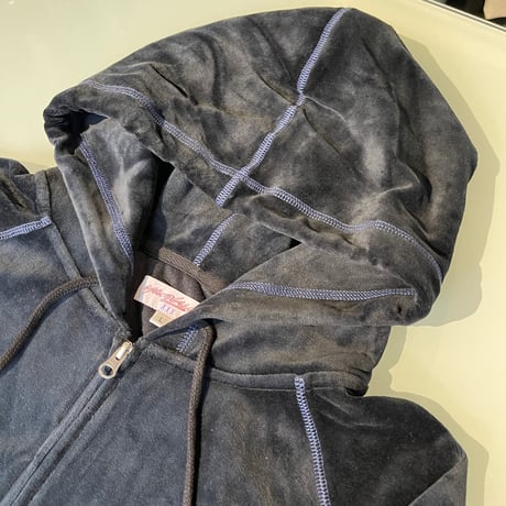 YARDSALE "VELOUR STITCH HOOD" (Black) L
