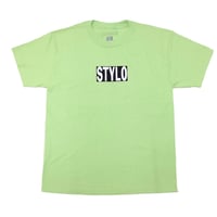 GENESIS VIDEO "Stylo tee" Tシャツ (Lime) L