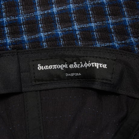 DIASPORA "Panama Plaid Hat" (Black)