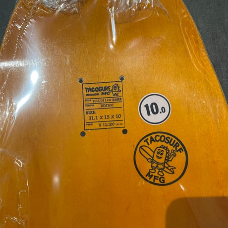 TACOSURF "法治国家" 10.0 inch