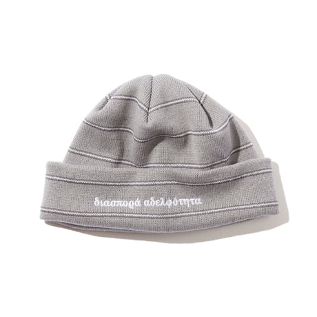 DIASPORA"Striped Beanie" (Gray)