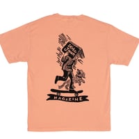 SKATE JAWN "Rain Tee" (Peach) L