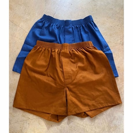 JHAKX "Comfy Hemp Trunks"Blue & Brown