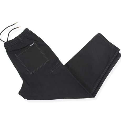 THEORIES "Stamp Lounge Pants" (Black w/ Grey Contrast Stitch) L