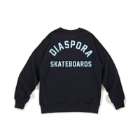 DIASPORA "Jazzy Sport SYMBIOSIS Crewneck Sweatshirt" (Navy) L
