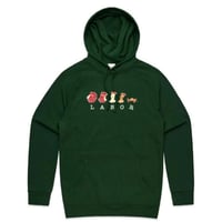 LABOR" ROTTEN APPLE HOOD" (Green) XL