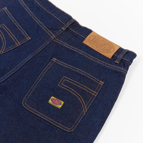 BRONZE 56K "56 DENIM JEANS" (INDIGO WASH) L