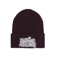 FUCKING AWESOME "PBS LOGO CUFF BEANIE" (Black)