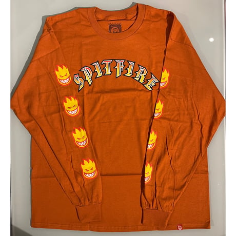 SPITFIRE"L/S TEE" (Orange) XL