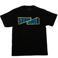 SKATE JAWN "Block Letter Tee" (BLACK) L