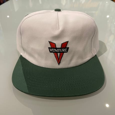 VENTURE"HERITAGE CAP" (White/Green)
