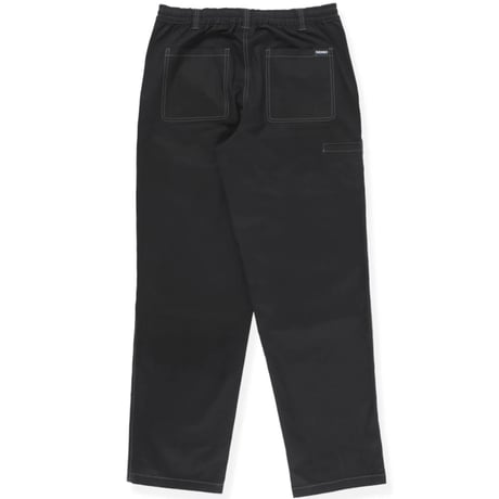 THEORIES "Stamp Lounge Pants" (Black w/ Grey Contrast Stitch) L