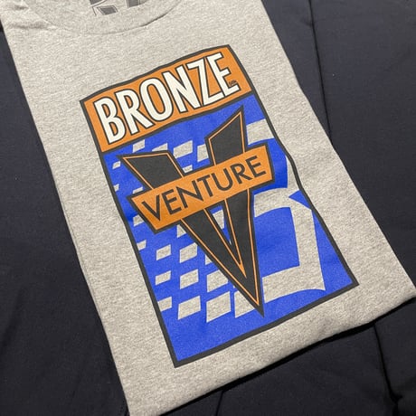 "BRONZE56K x VENTURE" T-shir (H.GREY) L