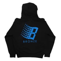 BRONZE 56K "LOGO PUFF PRINT HOODY" (BLACK) M