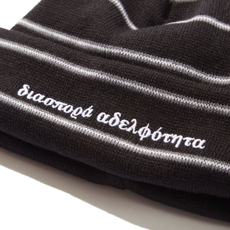 DIASPORA"Striped Beanie" (Black)