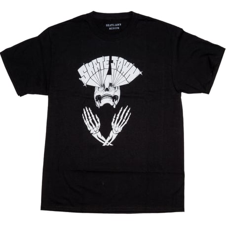 SKATE JAWN "Lazer Skull Tee" (Black) L