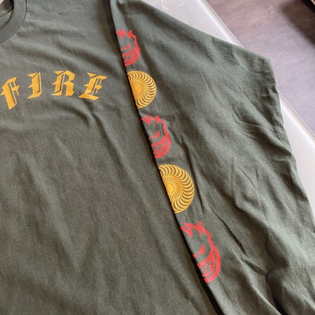 SPITFIRE"L/S TEE"(Green) XL